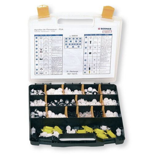 Coffret agrafes de panneaux de portes PSA